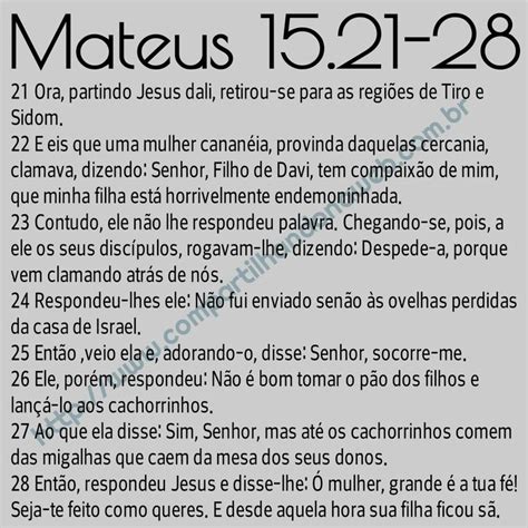 mateus 15v21